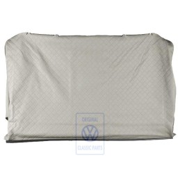 Genuine VW Backrest Cover (Leatherette) Flannel Grey - 703883455 EEK