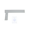 Genuine VW C-Pillar Trim Pearl Grey - 705867287K 2EN