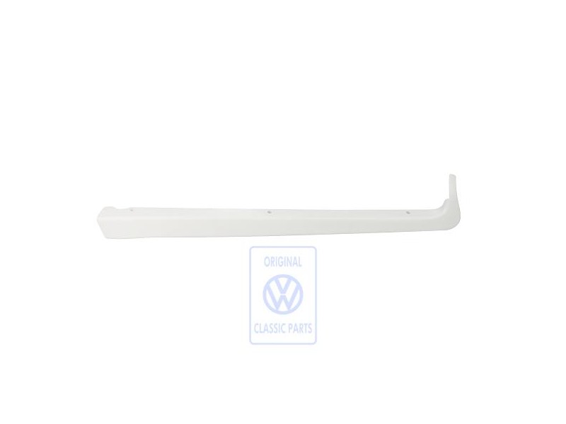 Genuine VW End Trim Off-White - 721817174A 902