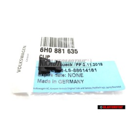 Genuine VW Front Seat Release Handle Lever Knob Securing Pin - 6H0881635