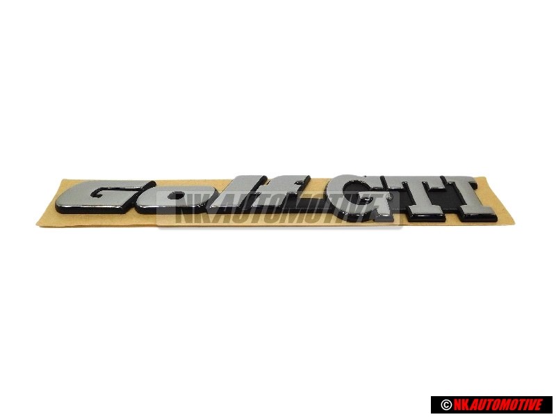 Genuine VW GOLF GTI Rear Boot Badge Emblem Chrome - 1H6853687AD