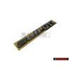 Genuine VW GOLF GTI Rear Boot Badge Emblem Chrome - 1H6853687AD