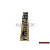 Genuine VW GOLF GTI Rear Boot Badge Emblem Chrome - 1H6853687AD