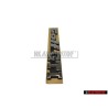 Genuine VW GOLF GTI Rear Boot Badge Emblem Chrome - 1H6853687AD