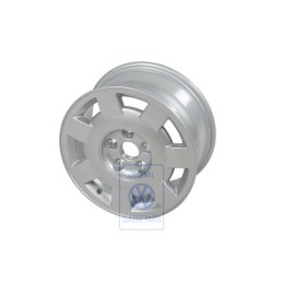 Genuine VW Aluminium Rim Chrome - 7D0601025 091