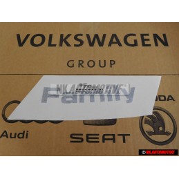 Genuine VW Film Lettering Anthracite/Silver - 7D0854431C 33E