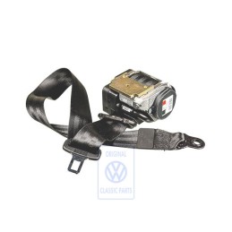 Genuine VW Three-Point Safety Belt Satin Black - 7D0857805B 01C