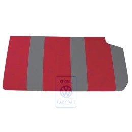 Genuine VW Padded Surface Flannel Grey/Red - 7D0864413K PAQ