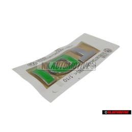 Genuine VW TDi Rear Boot Badge Emblem Yellow Green - 3B0853675ACKKH