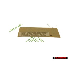 Genuine VW TDi Rear Boot Badge Emblem Yellow Green - 3B0853675ACKKH