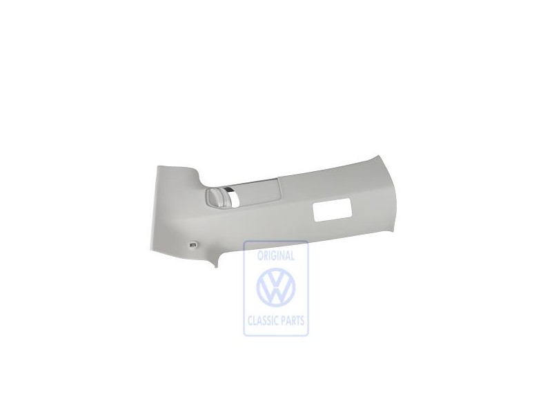Genuine VW B-Pillar Trim Pearl Grey - 7D0867239L 2EN