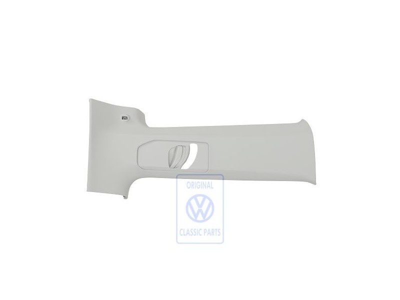 Genuine VW B-Pillar Trim Pearl Grey - 7D0867240G 2EN