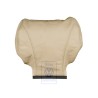 Genuine VW Head Restraint Cover (Leather) Light Beige - 7D0881921K R08