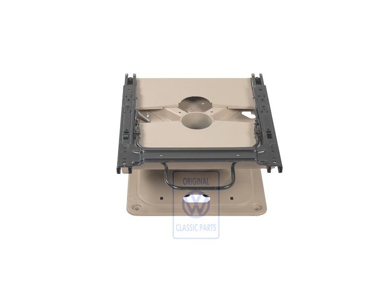 Genuine VW Seat Frame Light Beige - 7D0883669D R34