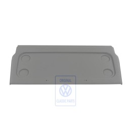 Genuine VW Backrest Cover Flannel Grey - 7D0883943 2DQ