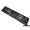 Genuine VW License Plate Holder Frame Suround - 000071800B 041
