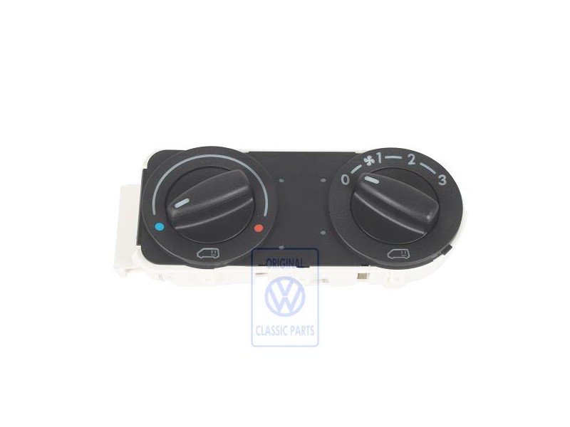 Genuine VW Control Panel Satin Black - 7D0919158D 01C