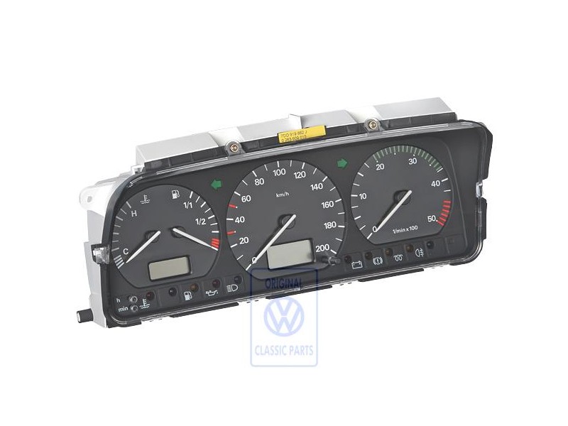 Genuine VW Combi-Instrument Satin Black - 7D0919862JX01C
