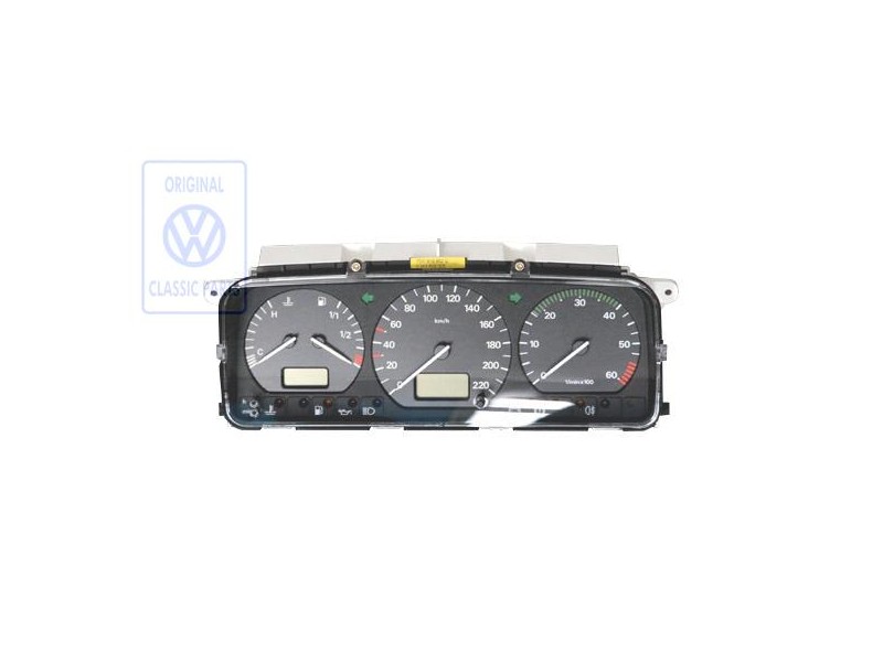 Genuine VW Combi-Instrument Satin Black - 7D0919862QX01C