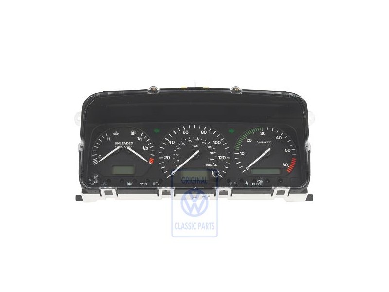 Genuine VW Combi-Instrument Satin Black - 7D0919911AX01C