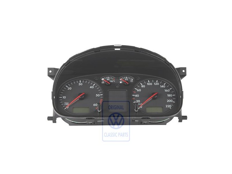 Genuine VW Combi-Instrument Satin Black - 7D0920800 X01C