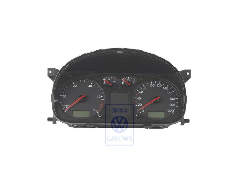Genuine VW Combi-Instrument Satin Black - 7D0920820BX01C
