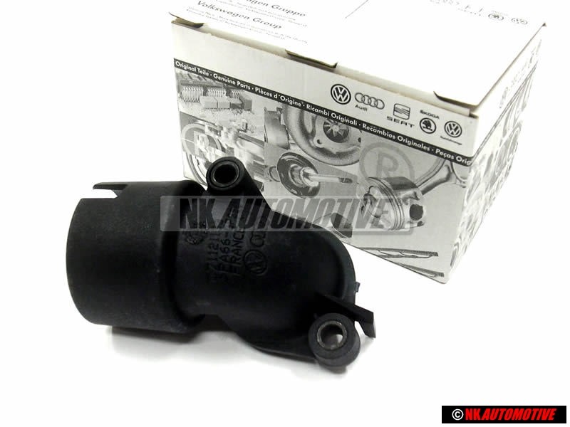 Genuine VW V5 Coolant Regulator Housing Flange Connection Piece - 071121133