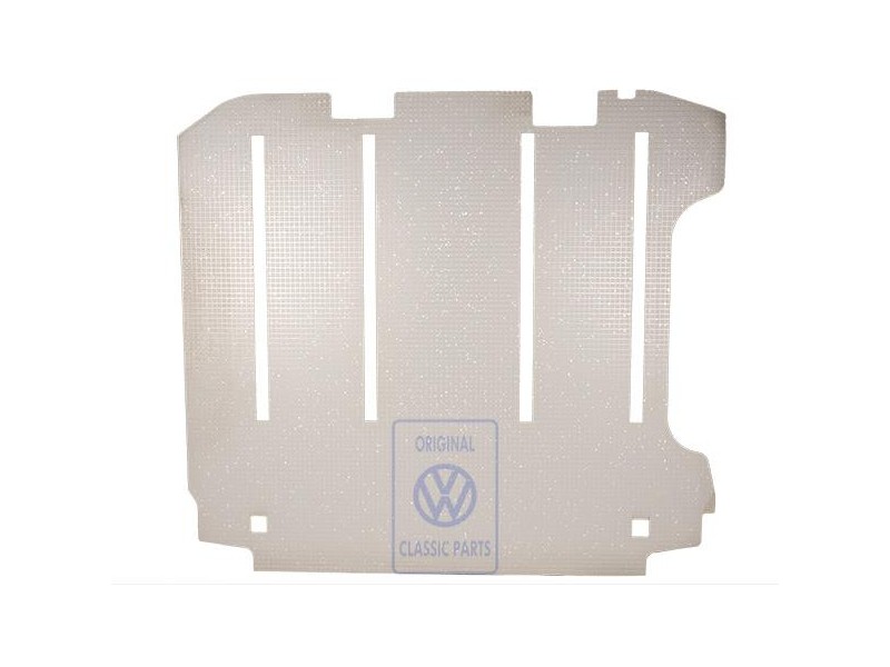 Genuine VW Base Plate With Pad Grey/Silver - 7D1863705G 42L