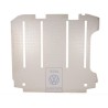 Genuine VW Base Plate With Pad Grey/Silver - 7D1863705G 42L