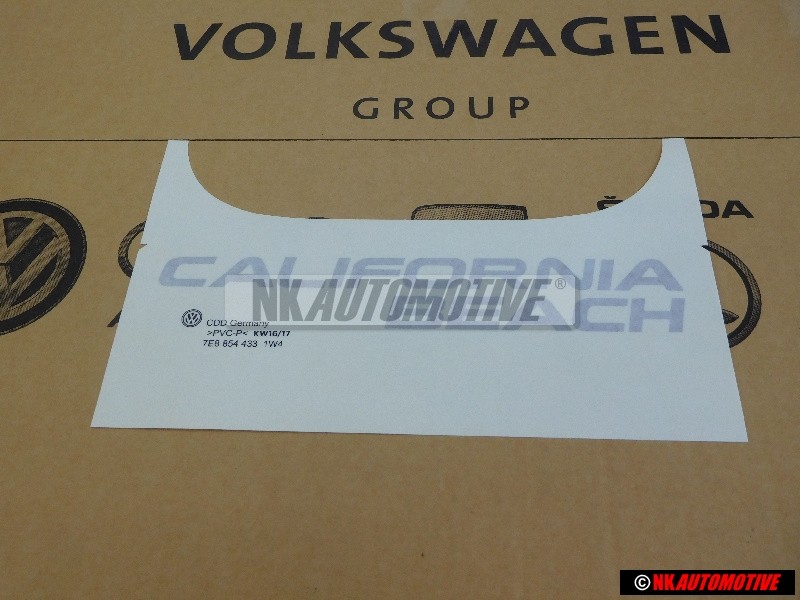 Genuine VW Film Lettering Silver - 7E8854433 1W4