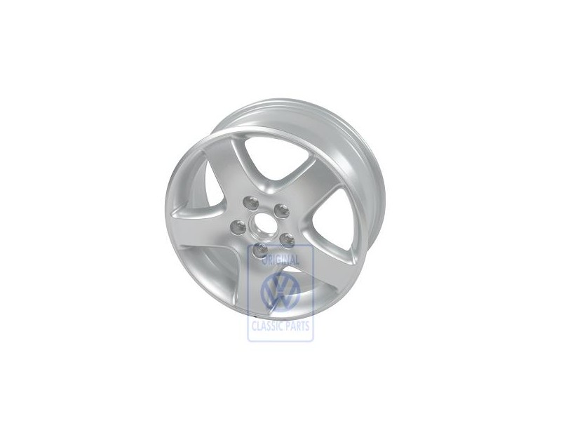 Genuine VW Aluminium Rim Bright Chrome - 7H0601025C Z31