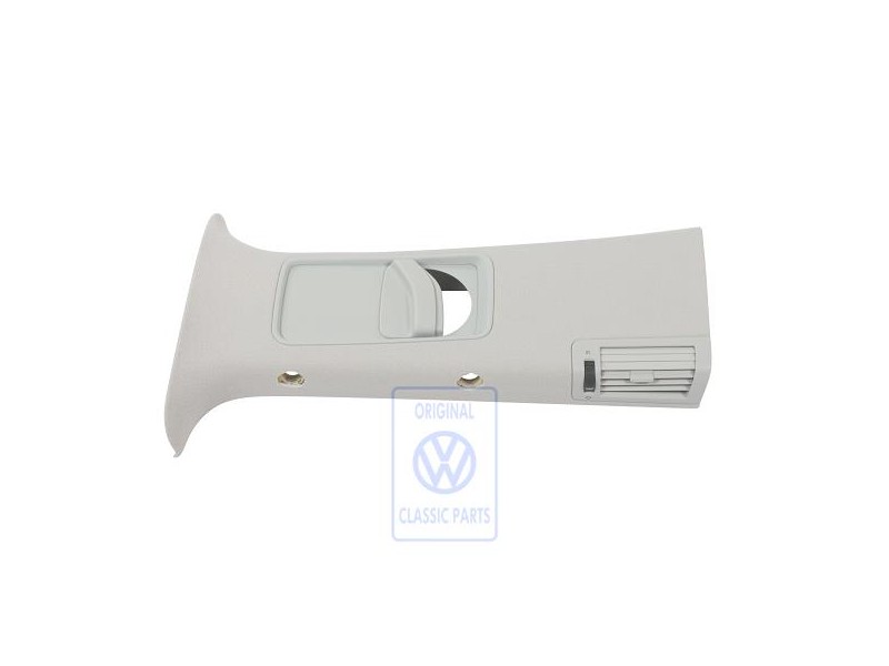 Genuine VW B-Pillar Trim Pearl Grey - 7H0867243AT2XP