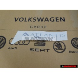 Genuine VW Film Lettering Diamond Silver (Dark) - 7H5854431A 9ZD