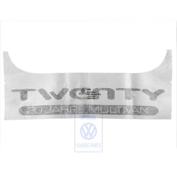 Genuine VW Film Lettering Diamond Silver (Dark) - 7H5854433 9ZD