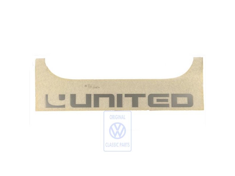 Genuine VW Film Lettering Silver - 7H5854433E 1W4