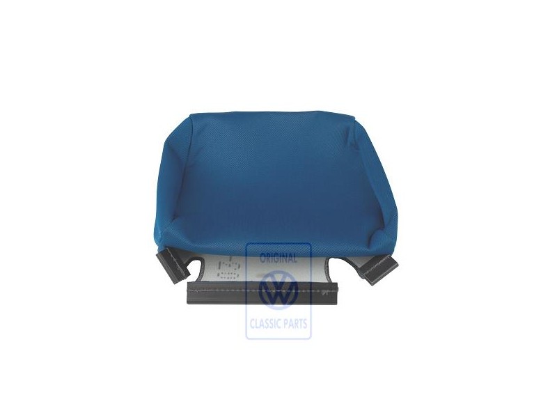 Genuine VW Head Restraint Cover (Cloth) Blue - 7H5881921L 3L2