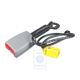 Genuine VW Belt Latch Crystal Grey/Fire Red - 7L0857777E MCZ