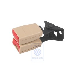 Genuine VW Double Belt Latch Sun Beige/Fire Red - 7L0857822C PNE