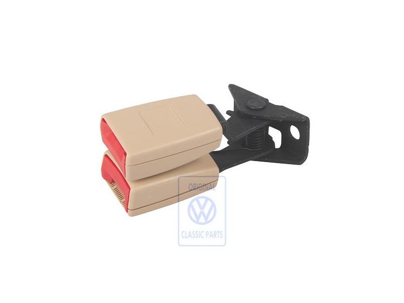 Genuine VW Double Belt Latch Sun Beige/Fire Red - 7L0857822C PNE