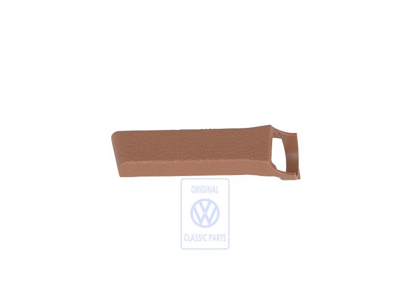 Genuine VW Cover For Guide Rail Teak (Brown) - 7L0881087E 7D6