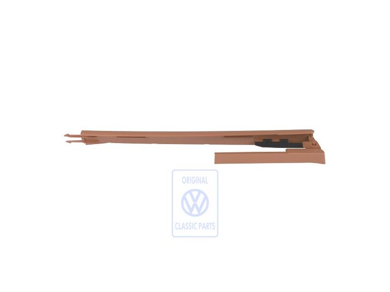 Genuine VW Cover For Guide Rail Teak (Brown) - 7L0881477M 7D6