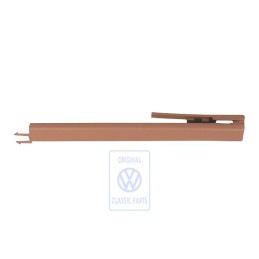 Genuine VW Cover For Guide Rail Teak (Brown) - 7L0881479M 7D6