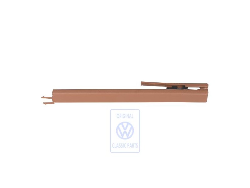 Genuine VW Cover For Guide Rail Teak (Brown) - 7L0881479M 7D6
