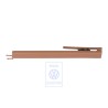Genuine VW Cover For Guide Rail Teak (Brown) - 7L0881479M 7D6
