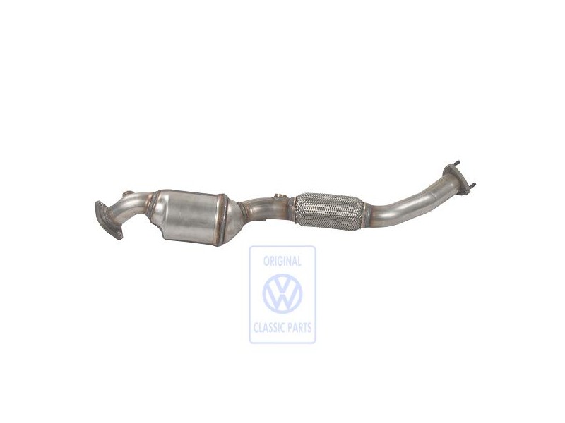 Genuine VW Exhaust Pipe With Catalyst - 7L6254300AX