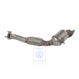 Genuine VW Exhaust Pipe With Catalyst - 7L6254300BX