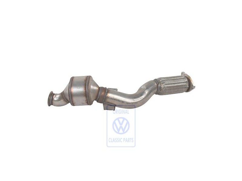 Genuine VW Exhaust Pipe With Pre-Catalyst - 7L6254300KX