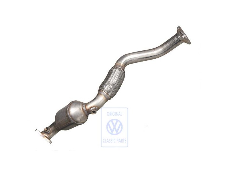 Genuine VW Exhaust Pipe With Pre-Catalyst - 7L6254301KX