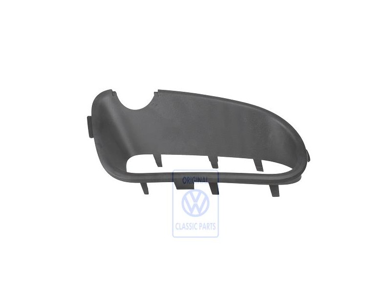 Genuine VW Air Guide Housing Satin Black - 7L6853663E 9B9