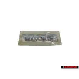 Genuine VW W12 Rear Boot Badge Emblem Chrome - 7L6853675D 739